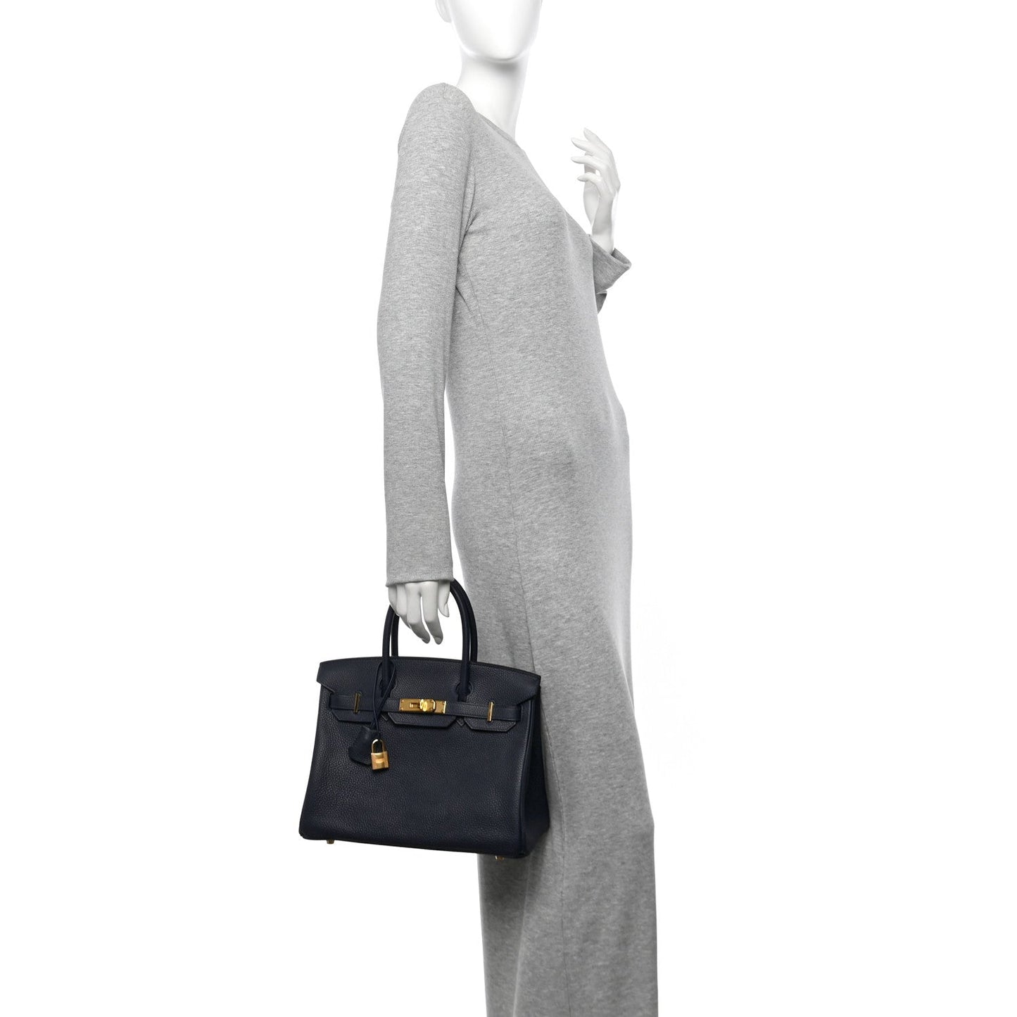 Hermes Togo BIRKIN 30 Bleu Nuit