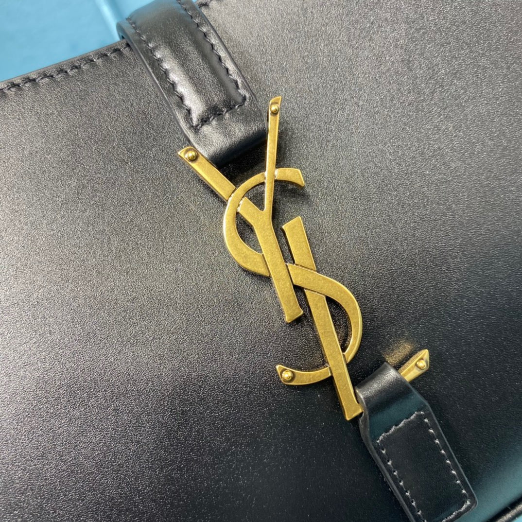 Top Quality Le 5 À 7 Hobo Bag In Smooth Black For Women 9in/23cm YSL 6572282R20W1000