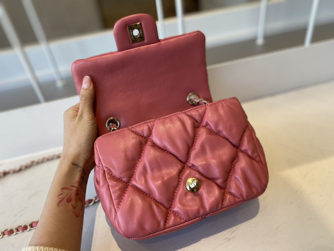 CHLSmall Top Qualityap Bag Gold Hardware PiNike For Women Handbags, Shoulder Bags 7.5in/19cm AS2232