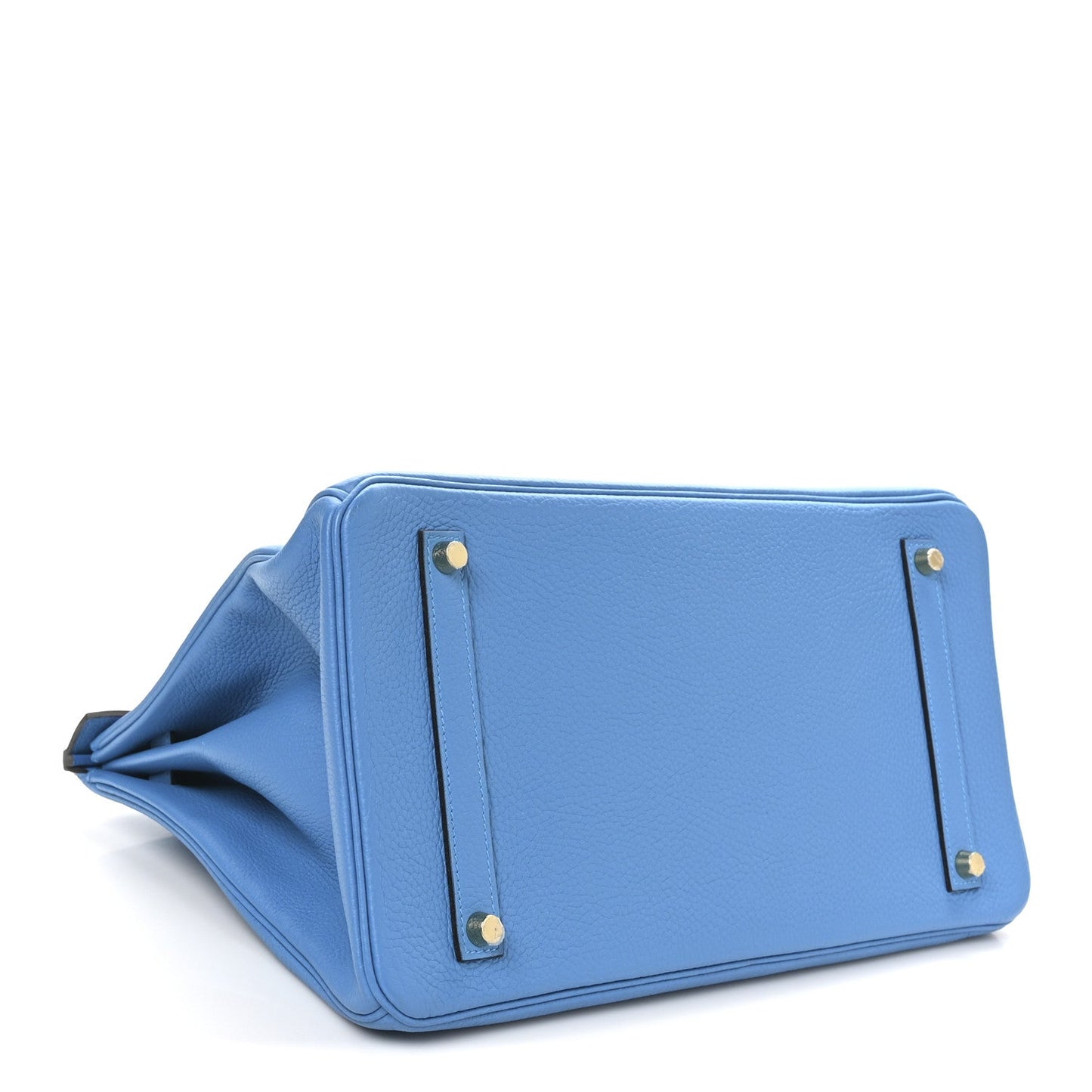 Hermes Taurillon Clemence BIRKIN 35 Bleu Zanzibar