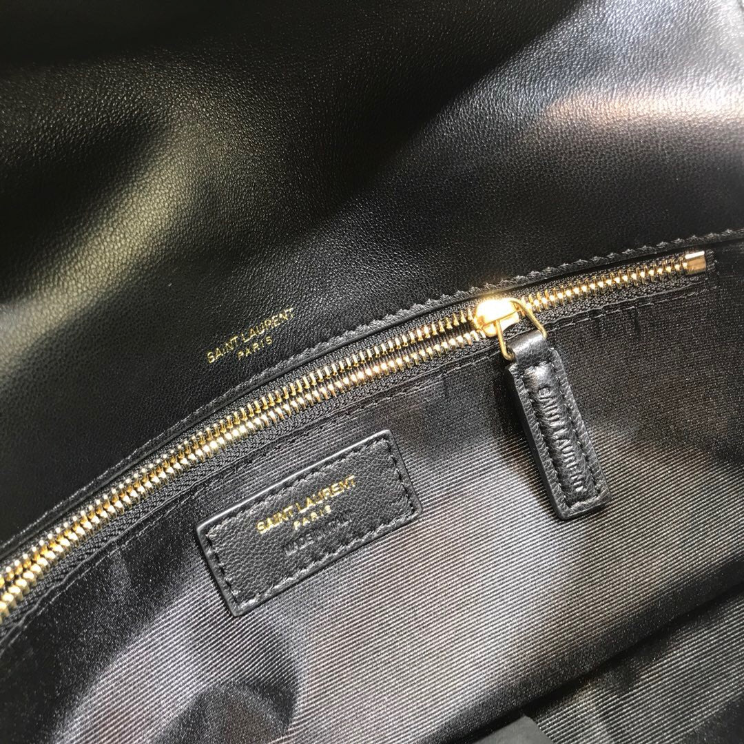 Top Quality Kate Tassel Small Shoulder Bag Black For Women 10.2in/26cm YSL P00483545