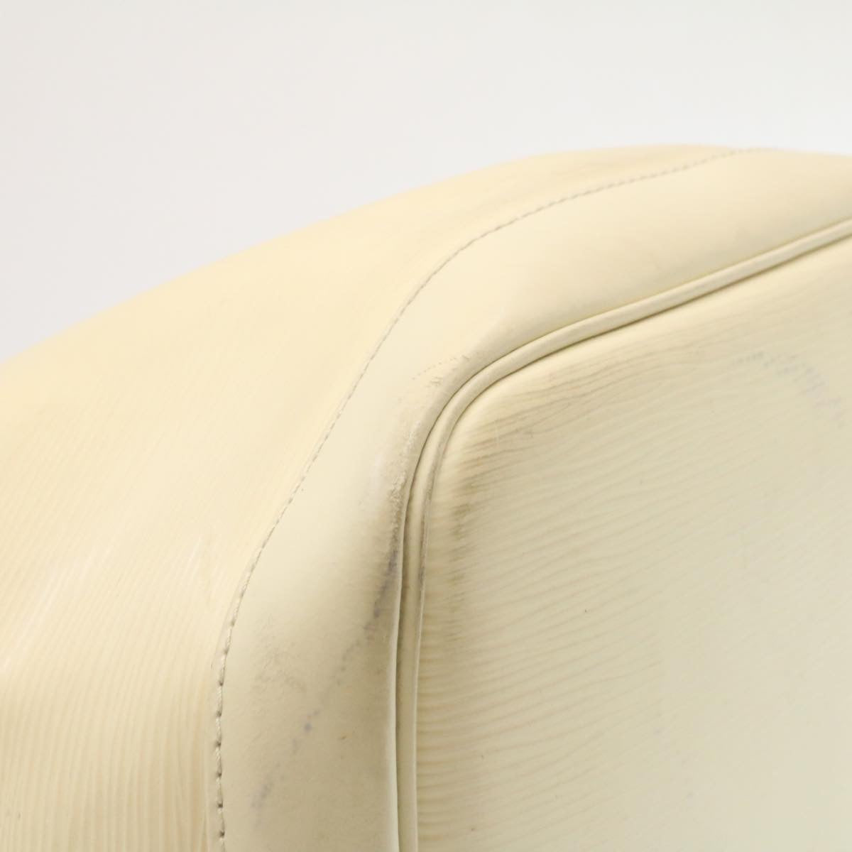 LOUIS VUITTON Epi Noe Shoulder Bag White M4084J LV Auth am2138g