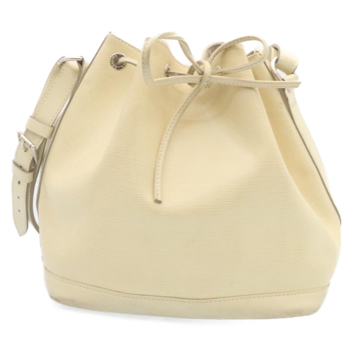 LOUIS VUITTON Epi Noe Shoulder Bag White M4084J LV Auth am2138g