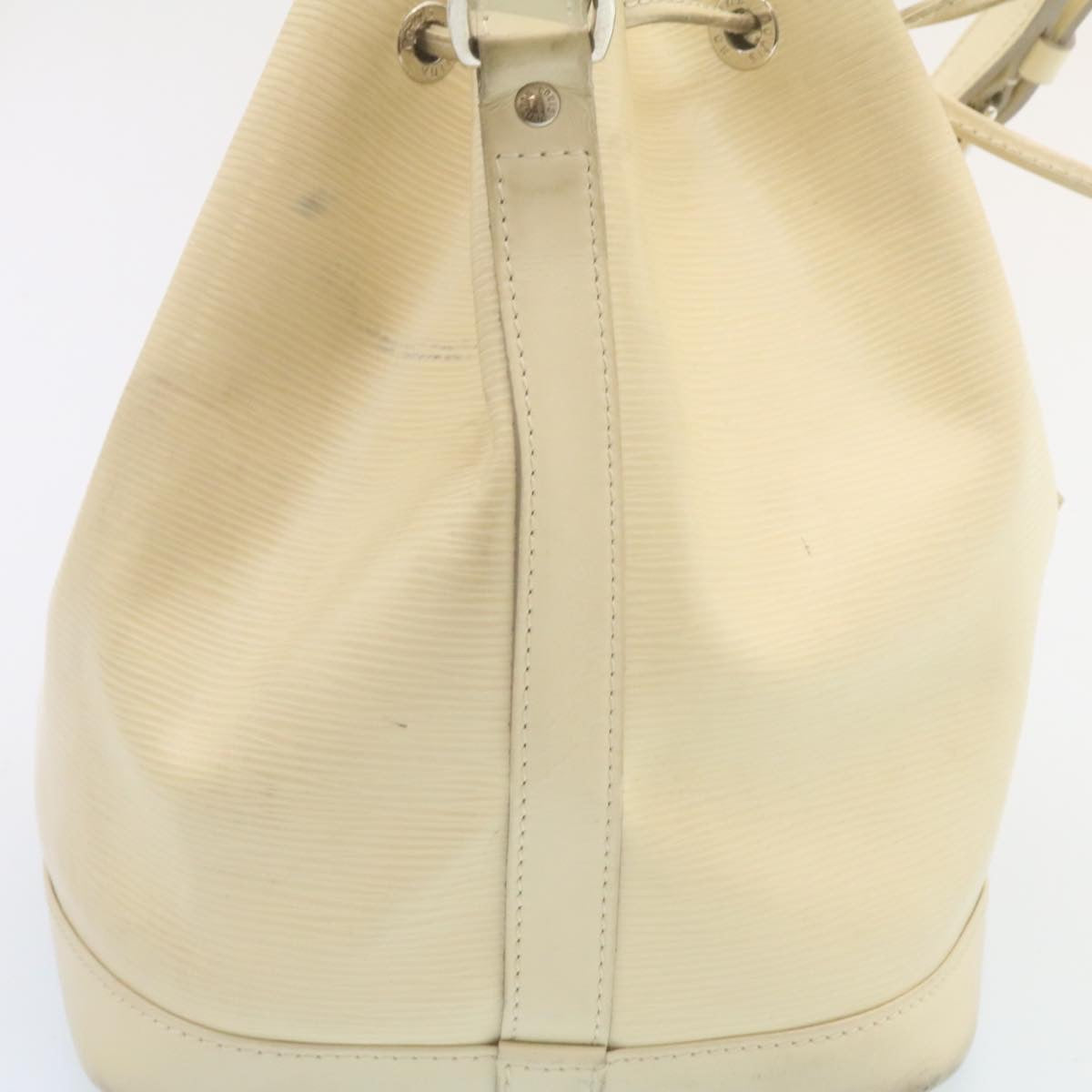 LOUIS VUITTON Epi Noe Shoulder Bag White M4084J LV Auth am2138g