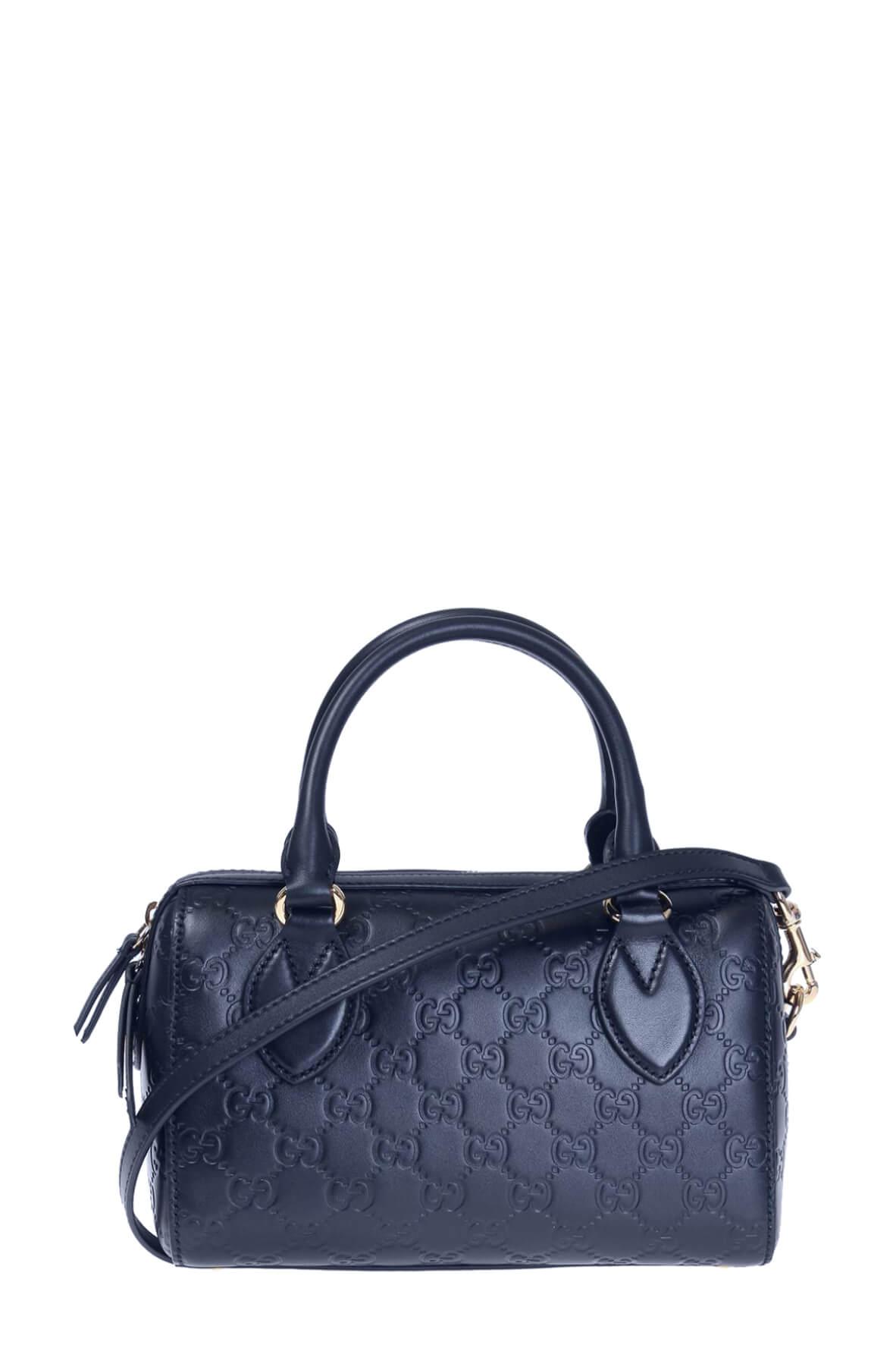 Guccissima Small Boston Navy