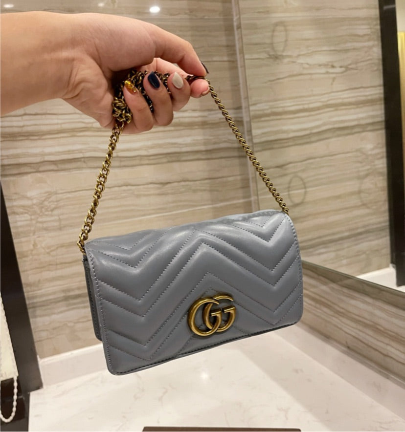Leather Gucci woman handbag