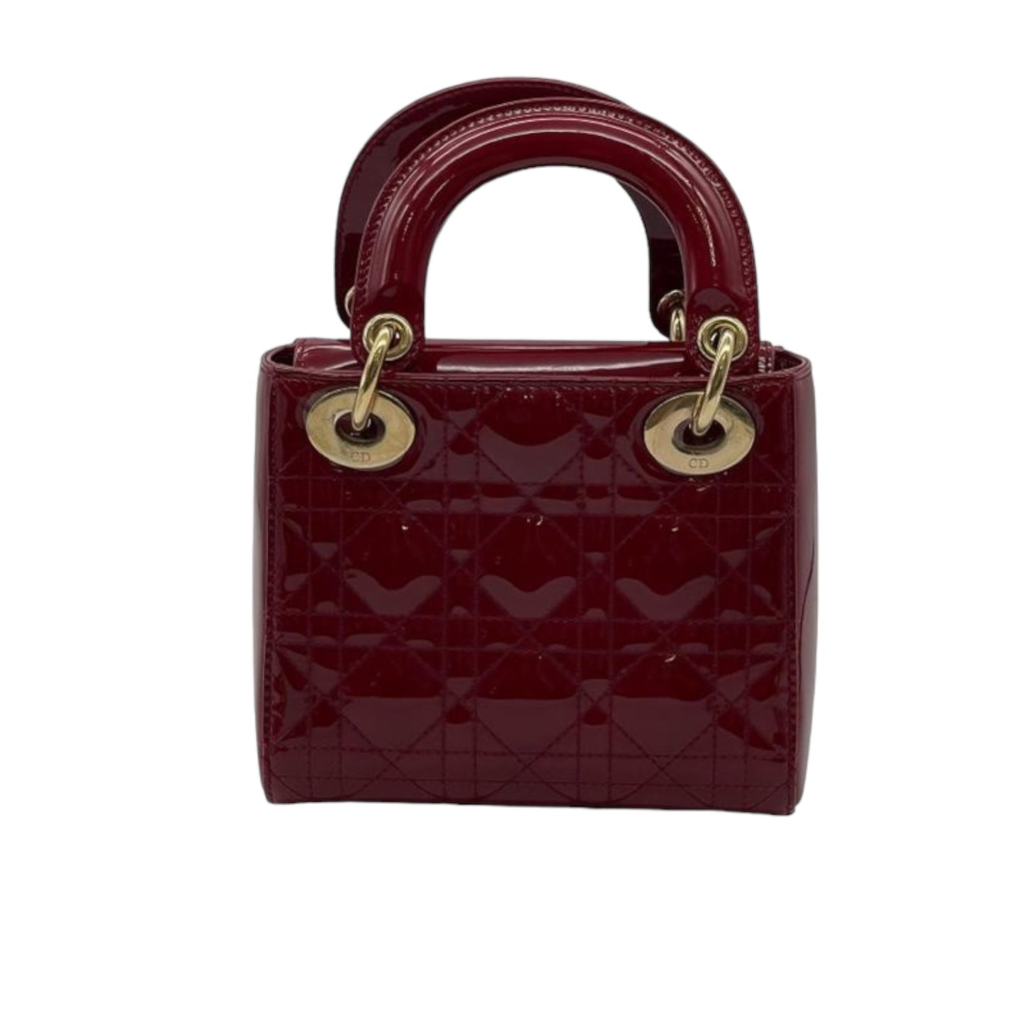 Mini Lady Dior Patent Red GHW
