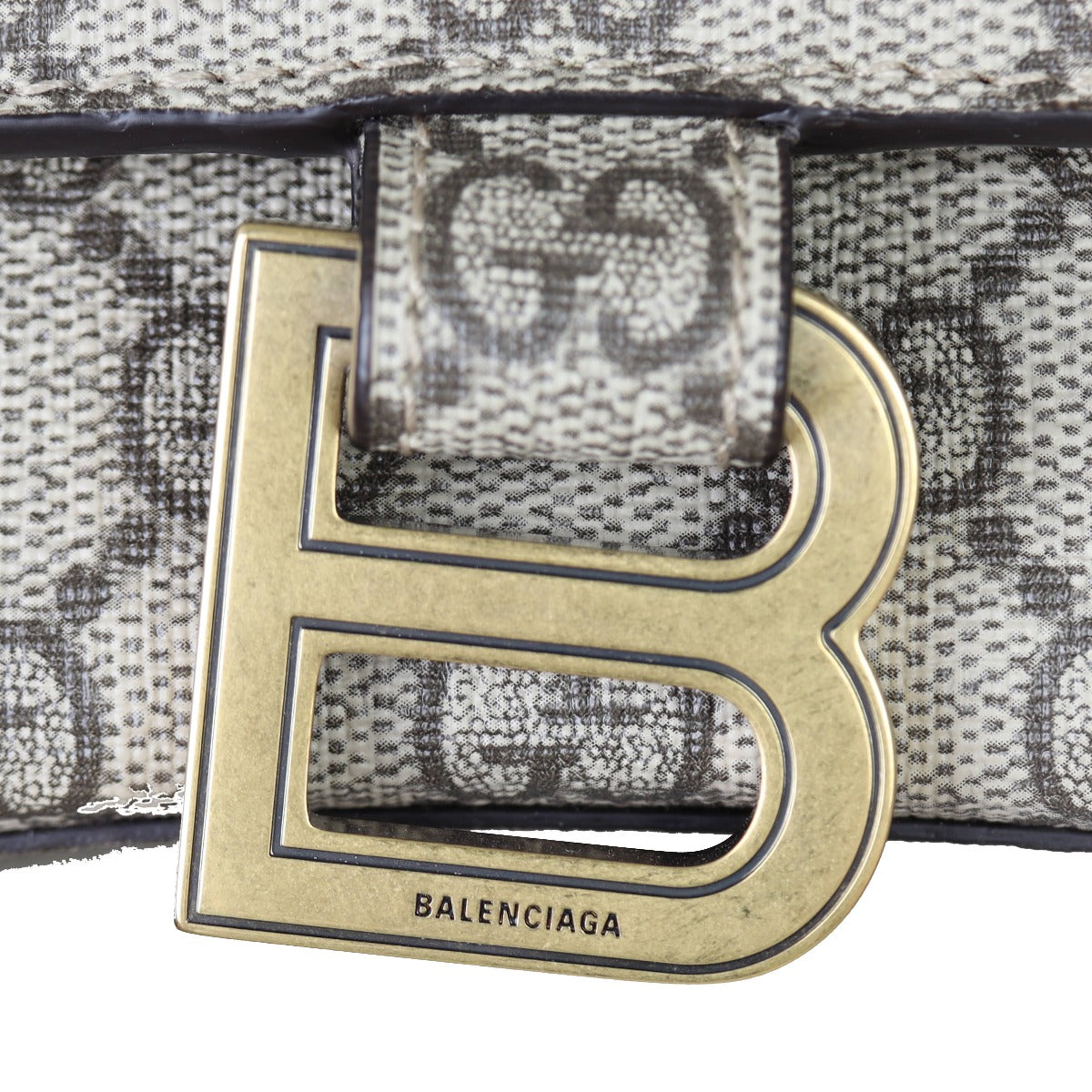 Gucci x Balenciaga The Hacker Project GG Supreme Hourglass Bag Small