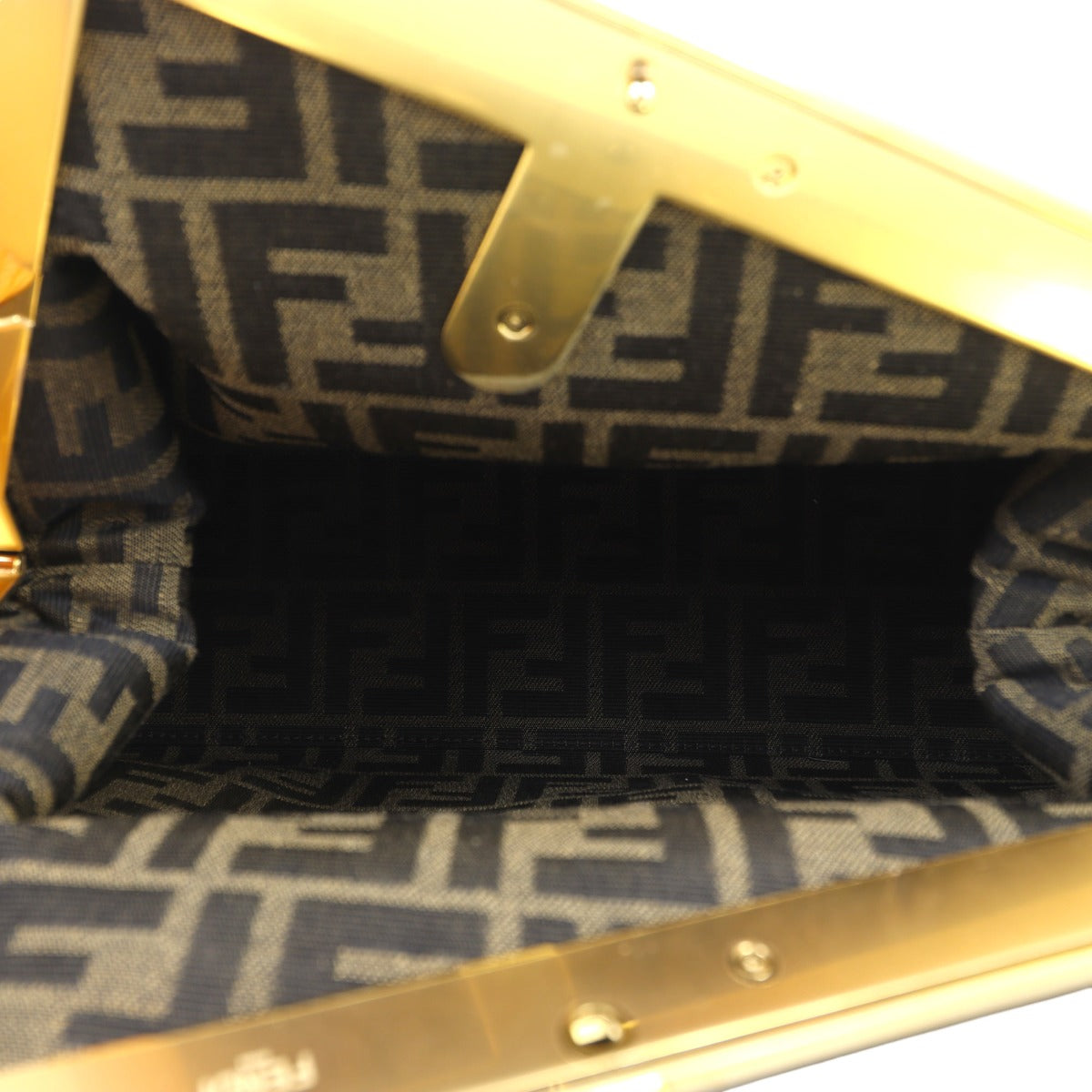 Fendi First Medium Clutch With Strap