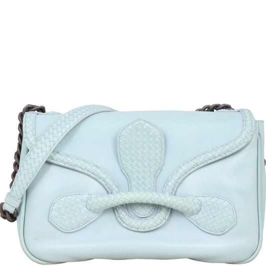 Bottega Veneta Rialto Intrecciato Shoulder Bag Medium