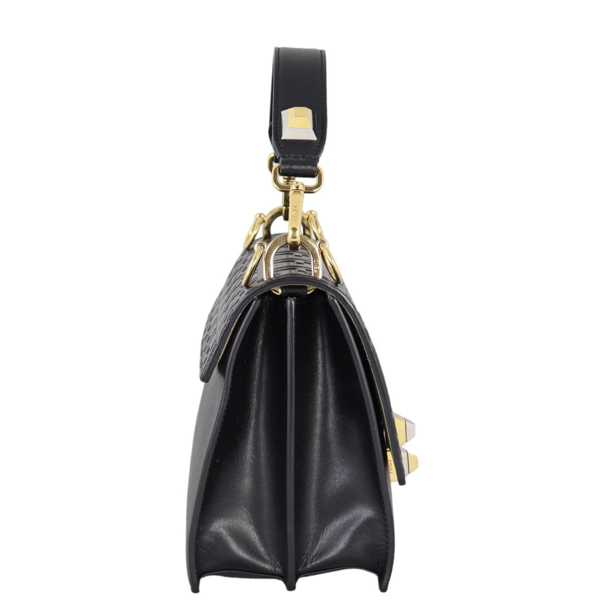 Fendi Kan I Crossbody Medium Logo Embossed