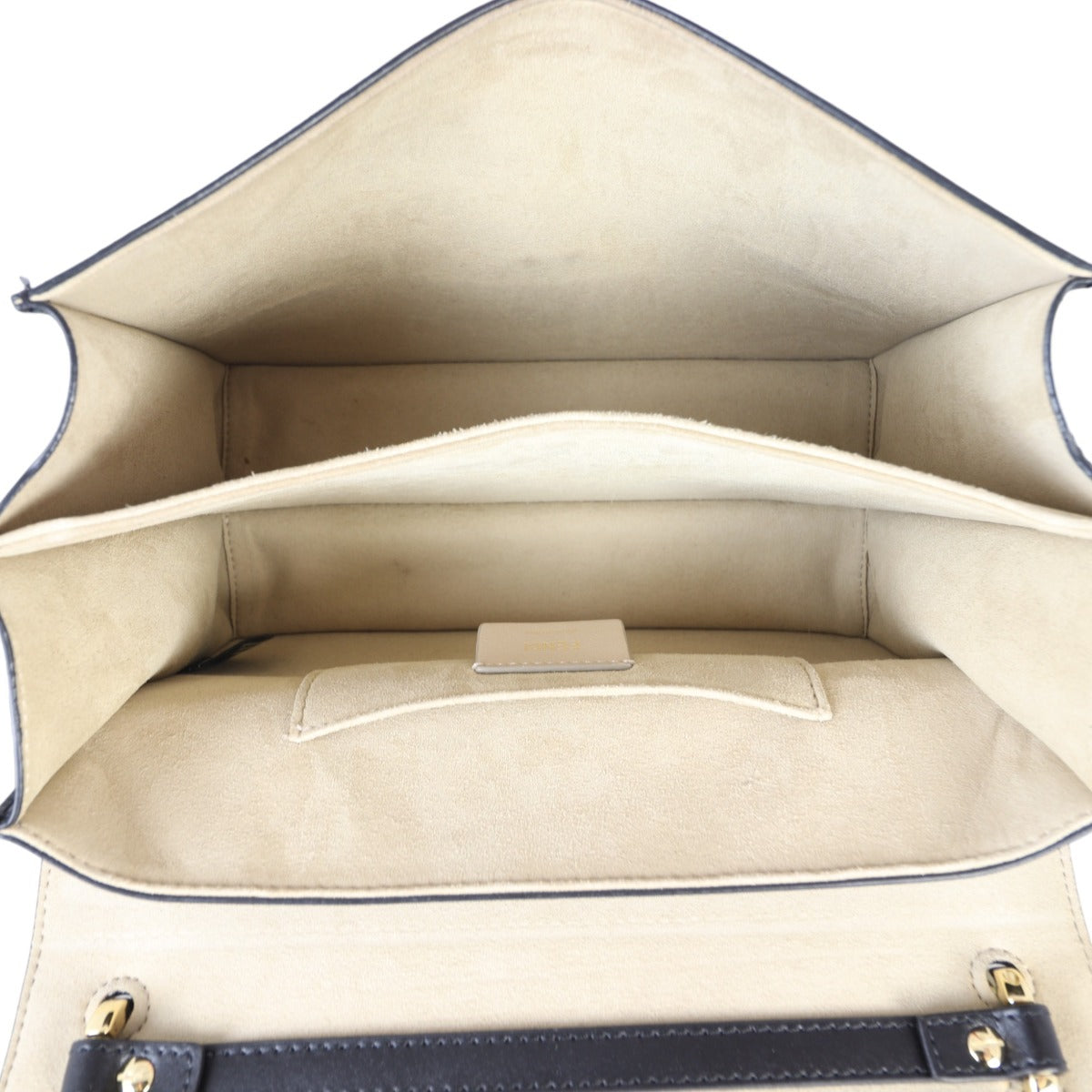 Fendi Kan I Crossbody Medium Logo Embossed