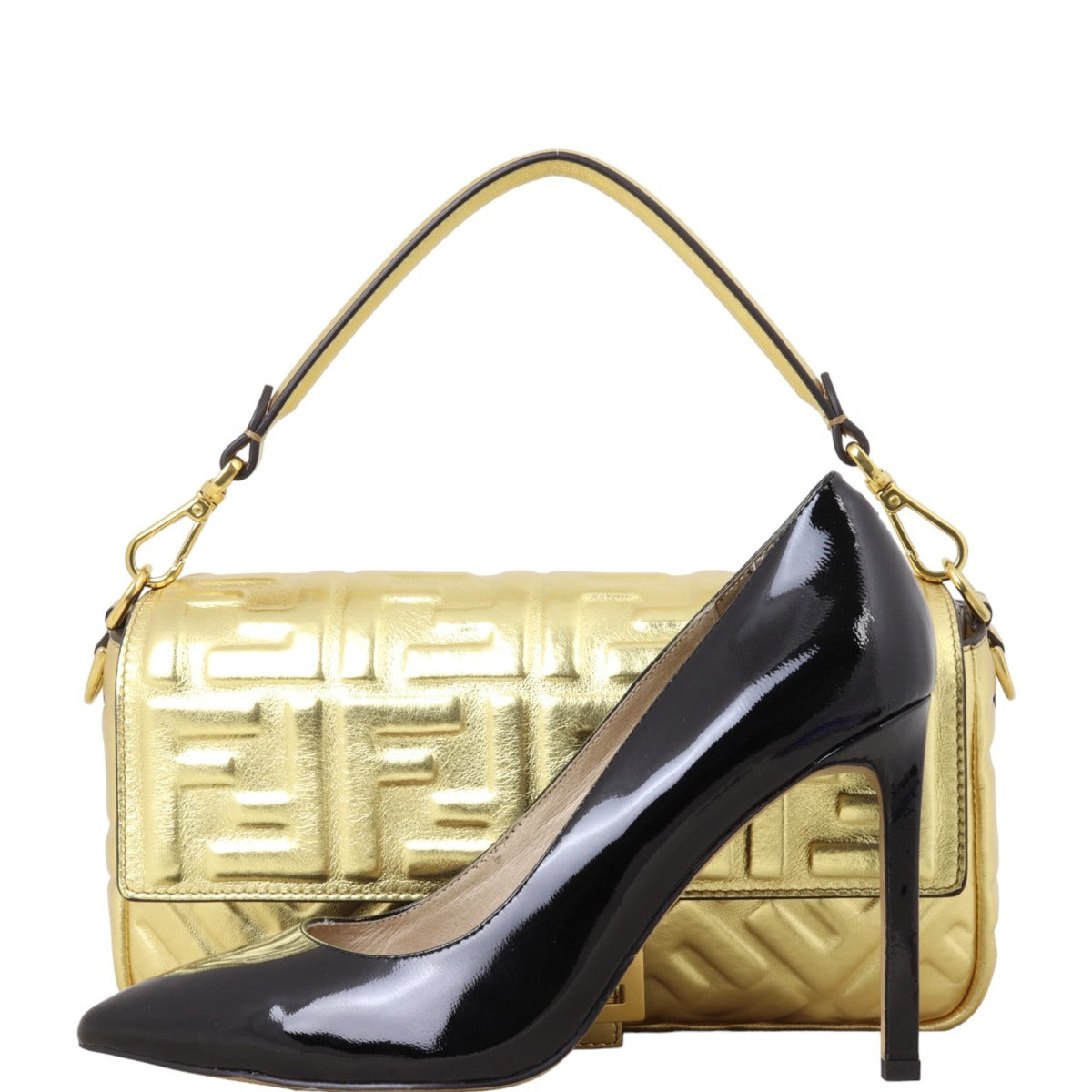 Fendi Baguette NM Bag Embossed