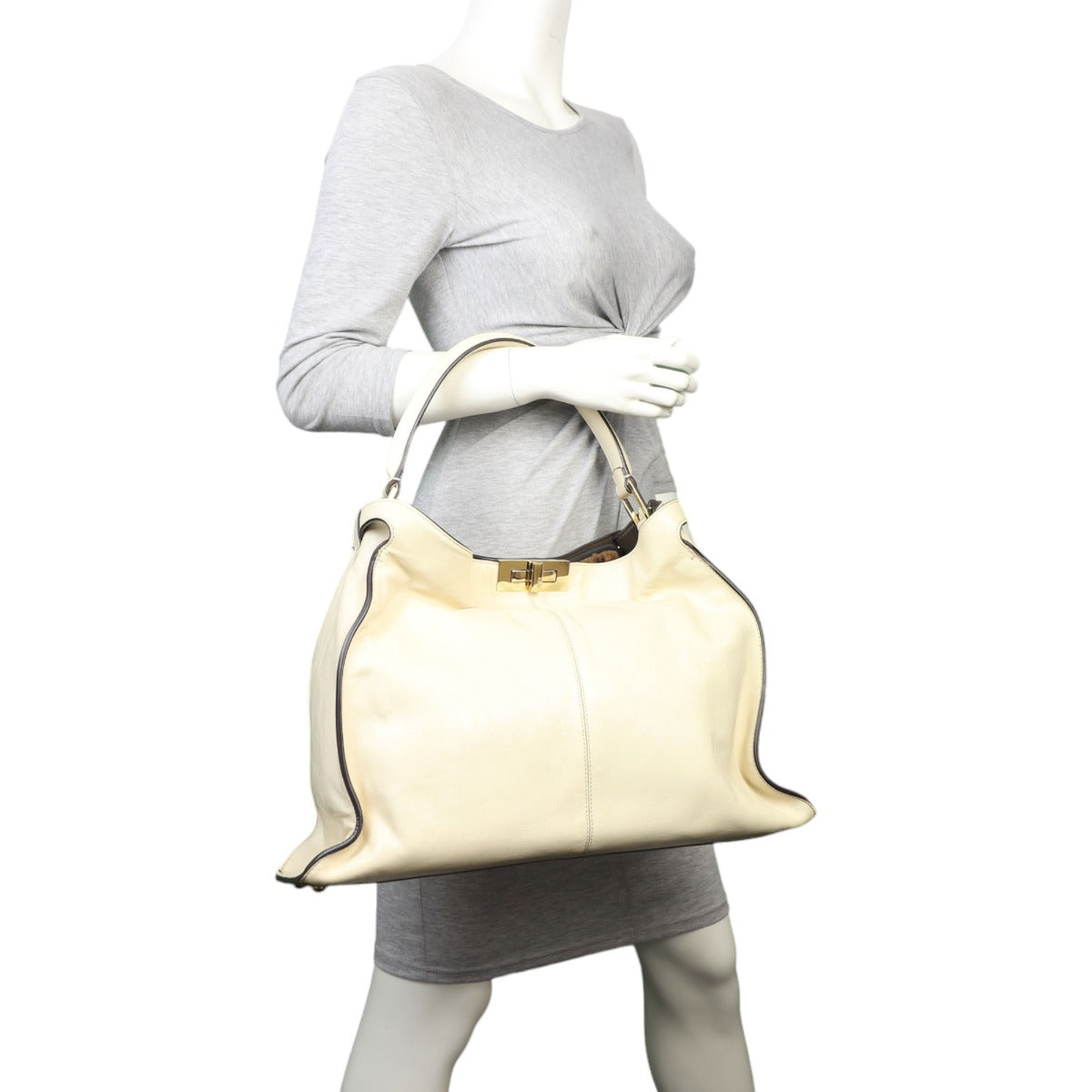 Fendi Peekaboo Handle Bag Large