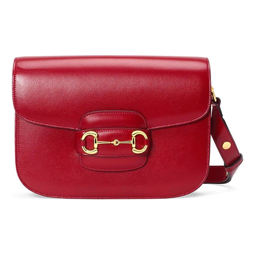 (WMNS) GUCCI 1955Button   Single Shoulder Bag Red 602204-1DB0G-6638