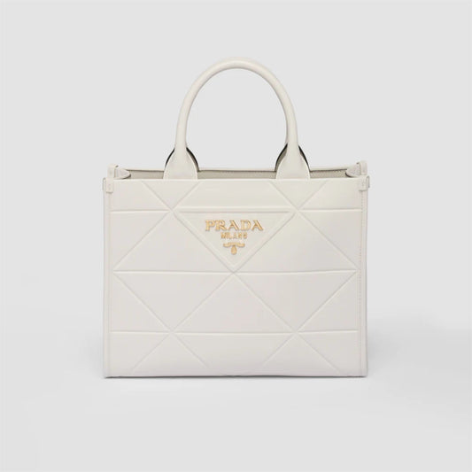 Small leather Prada Symbole bag with topstitching