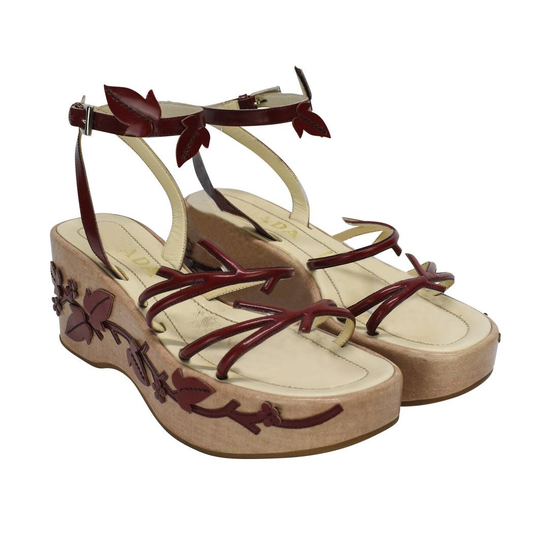 Prada Vine Sandals - Women's 37