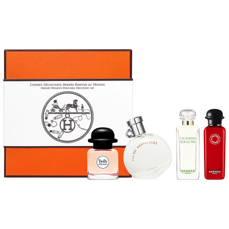 Hermes Women's Perfumes Discovery 4 Piece Set Multicolor