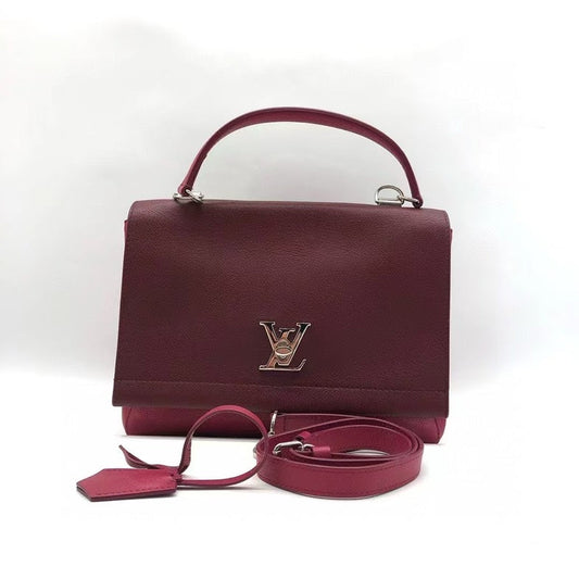 Louis Vuitton Burgundy Two-Way Bag Medium Size