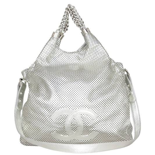 Chanel Rodeo Drive Perforated Hobo