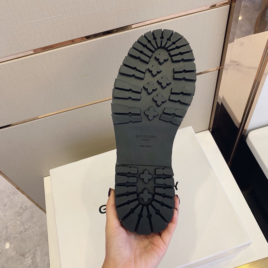 Givenchy Chunky LaTop Quality Up Ankle Boots Brown For Men GVC