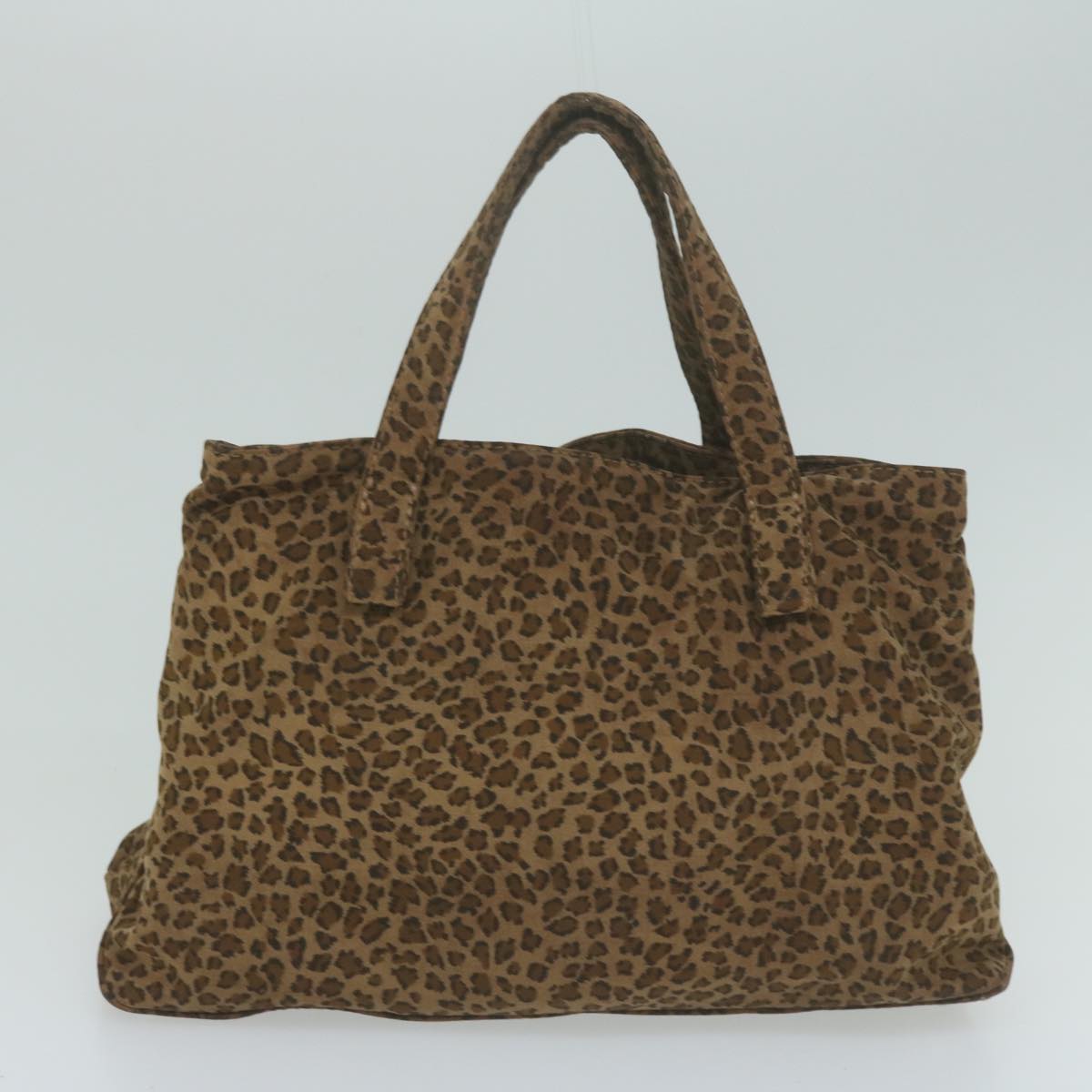 Luxury CELINE BOTTEGA VENETA Macadam Canvas Hand Bag PVC nylon 2Set Brown 10348