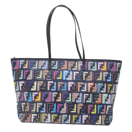 FENDI Zucca Canvas Tote Bag Multicolor 8BH185  yk8065